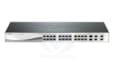 Smart Switch 24 Ports 10/100Mbps PoE 02 Ports Gigabit + 02Ports SFP Rackable boitier méttalique DES-1210-28P