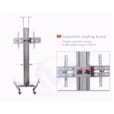 Meuble Support TV Robuste avec Roulettes DGT18-T001-2