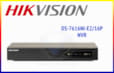 NVR embarqué Plug & Play 16 canaux SATA HDMI et VGA DS-7616NI-E2/16P