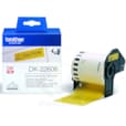 Ruban Film Continu Noir sur Jaune 62 mm de Large DK-22606