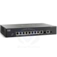 Switch Gigabit Manageable SG300-10PP8 ports 10/100/1000 PoE+ 62W + 2 Ports Combo mini-GBIC SG300-10PP-K9-EU