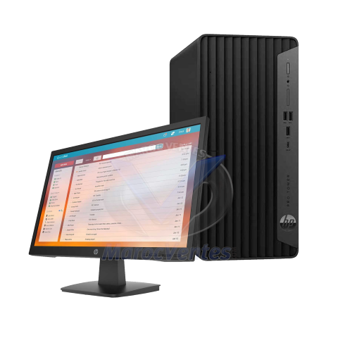 PC Bureau HP PRO 400 G9 TWR i7-12700 22" 8Go 512Go SSD Freedos 5J323ES