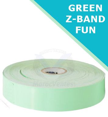 Z-BAND FUN 25MM GREEN (4*350) Desktop Box of4° 1001271264