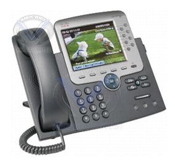 Téléphone VoIP 7975G  SCCP / SIP 8 lignes avec une licence d