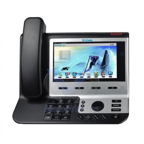 Video SIP IP Phone with 7" LCD touch screen.2*LAN DPH-850S