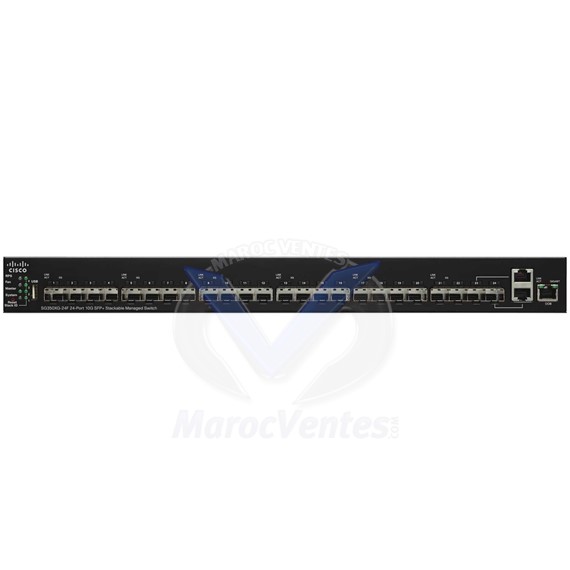 Switch manageable 22 ports SFP+ 2 combo SFP SG350XG-24F-K9-EU