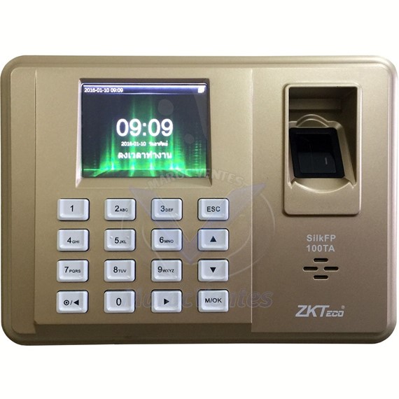 Pointeuse Biométrique 2,8" TFT  Mifare Wi-Fi ADMS SILKFP100-TA