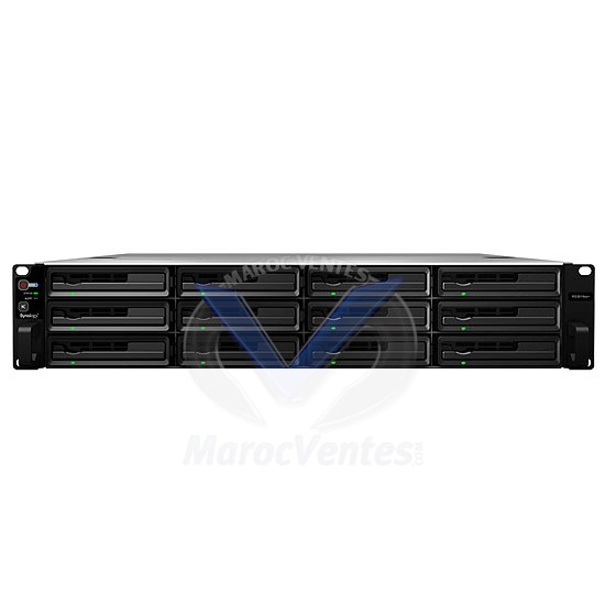 Serveur NAS 12 Baies Hautes Performances Evolutif (Rack 2U) INTEL Xeon E3-1230 v2 RS3614xs+