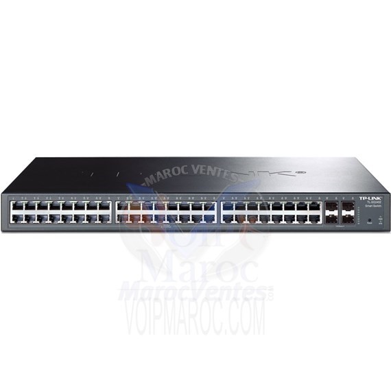 Switch Web Smart 48 Ports Gigabit  + 2 Ports Gigabit + 2 Ports SFP TL-SG2452