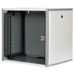 Coffret Informatique HYPERLINE SÉRIE 600*600 12U RAL 7035 NOIR 19"
