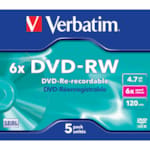DVD-RW 6X AVEC POCHETTE - VERBATIM 43525