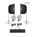 GODOX KIT SOFTBOX AVEC SAC A 5 PRISES POUR STUDIO PHOTO ÉCLAIRAGE CONTINU