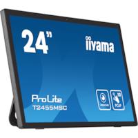 PROLITE ECRAN TACTILE 24 POUCES (61 cm) Full HD HDMI DisplayPort USB Haut-Parleurs Noir Mat