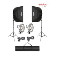 GODOX KIT SOFTBOX AVEC SAC A 5 PRISES POUR STUDIO PHOTO ÉCLAIRAGE CONTINU