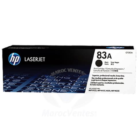 HP LaserJet 83A Black Toner Cartridge CF283A