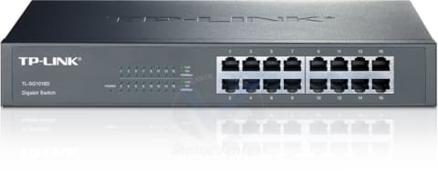 TP-Link Switch 16 ports Gigabit (rackable/de bureau) TL-SG1016D