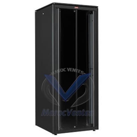 Armoire Dynamic 19" 800/800 a Double Porte en Verre 47U LN-FS47U8080-BL-111