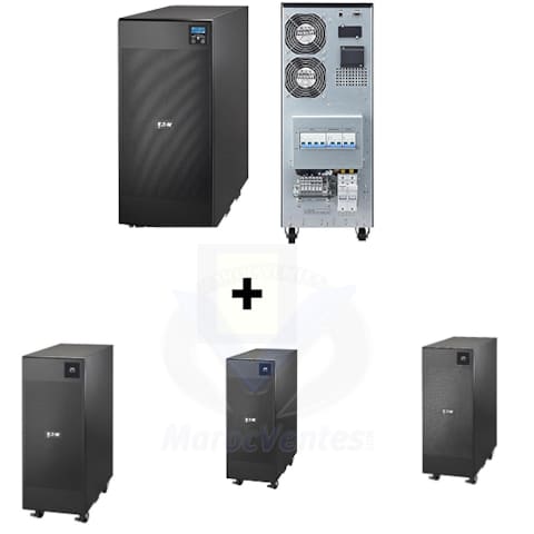 Pack Onduleur Online Double Conversion 9E 10KVA + 3 BATTERIE EXTENSION 9E 10KVA EBM 240V 9E10KI+3 X 9EEBM240