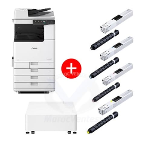 Imprimante Laser IR C3326i MFP+ TONER C-EXV65 BK (17500 p),Y/C/M(11000 p)+ Plain Pedestal Type-S3 DS6125