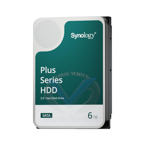 Disque Interne 6TB SATA 3,5'' Série Plus HAT3300 5.4k pour NAS Synology HAT3300-6T