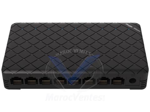 Commutateur Non Géré Gigabit à 8 ports RJ45 Boîtier en Plastique RG-ES08G