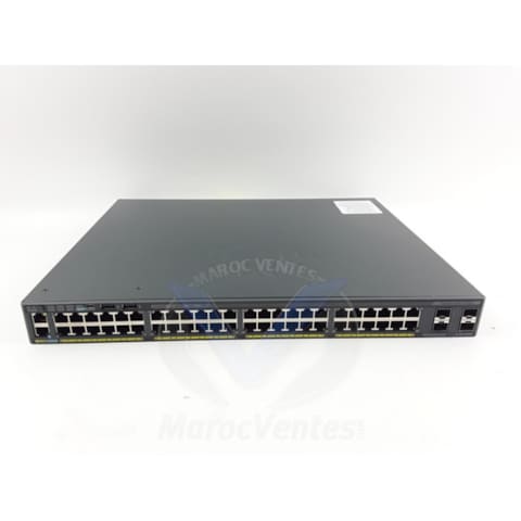 CATALYST2960-X 48GLGE (RECONDITIONNE) 48 Ports RJ-45 10/100/1000 WS-C2960X-48FPS-L-RF