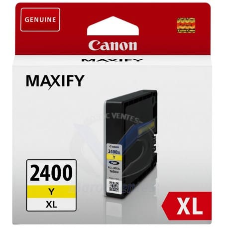 Cartouche d'encre Canon PGI-2400XL Y Jaune 9276B001AA