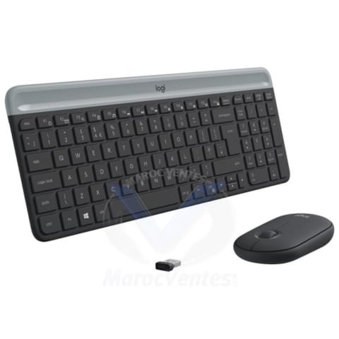 ENSEMBLE CLAVIER ET SOURIS SANS FIL ULTRA-FIN MK470 920-009437