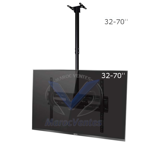 Support Plafond Plat ou Incliné pour Ecrans 32-65'' DGT21-WMX008