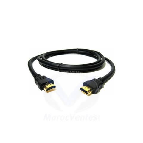 CÂBLE HDMI 4k 2.0 HIGH SPEED AVEC ETHERNET GOLD 24K 1.5 METRES DT-HD-01