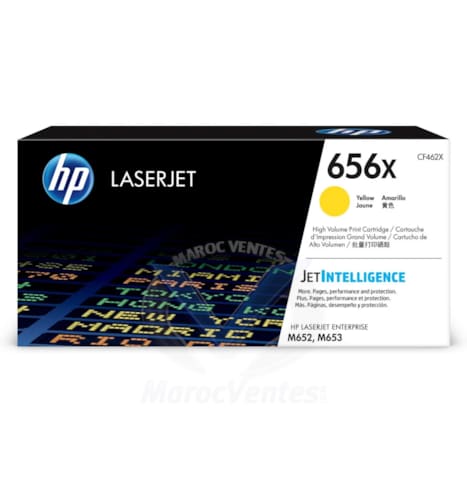 656X Cartouche de Toner Laser Jaune 22 Pages pour M653 séries CF462X