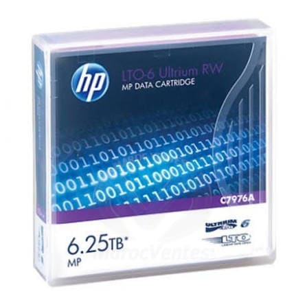 HP LTO-6 ULTRIUM 2.5 TB / 6.250 TB-MP LTO6-C7976A