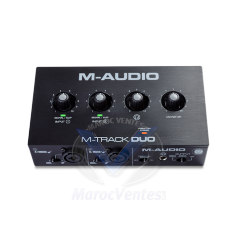 M-audio M-track Duo Carte Son 2 Canaux 2 Entrées Combo XLR/jack MTRA CK-DUO