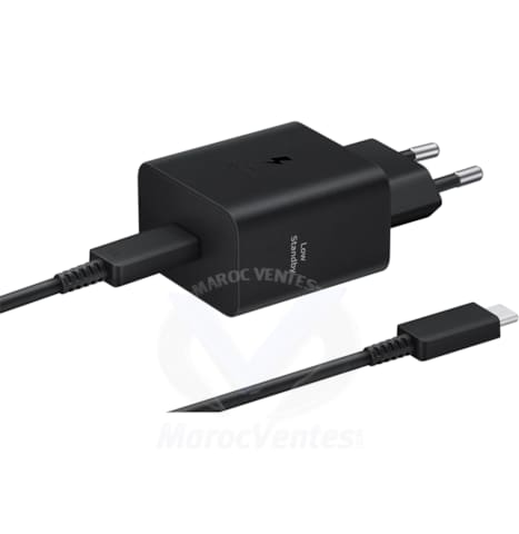 45W super chargeur mural rapide C-to-C avec câble C-To-C noir 12M EP-T4511XBEGWW