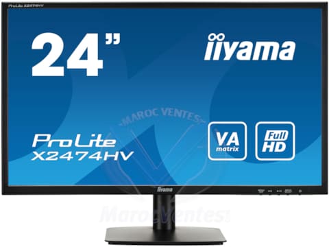 Moniteur LED 24 pouces Full HD (1920 x 1080) VGA X2474HV-B1