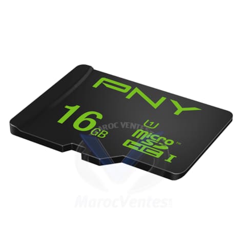 Carte Mémoire MicroSDHC 16Go (avec adaptateur) SDU16GBPER50-EF