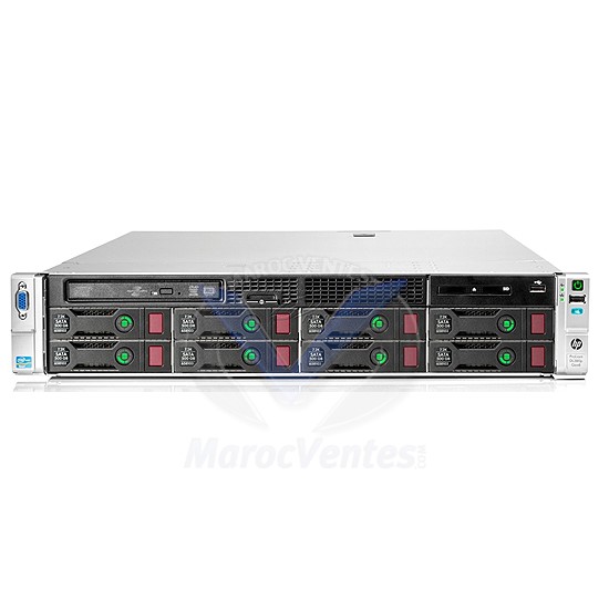 Serveur ProLiant DL380p Gen8  470065-655 Processeur Intel® Xeon® E5-2620 2 GHz Mémoire 16 Go 10600R 470065-655