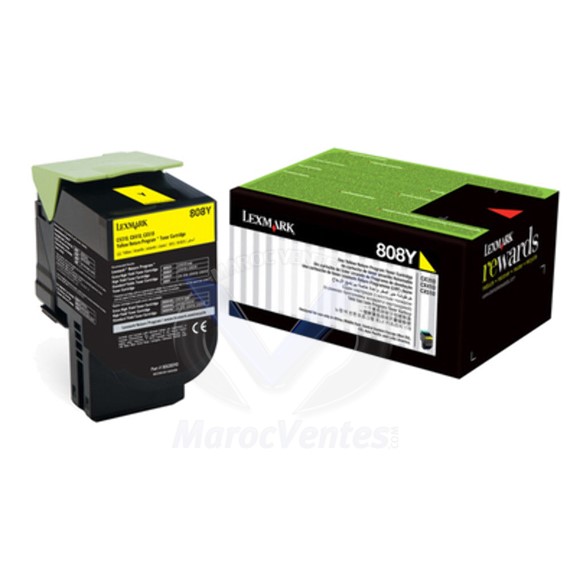 Toner Pour CX310 Jaune 80C80Y0