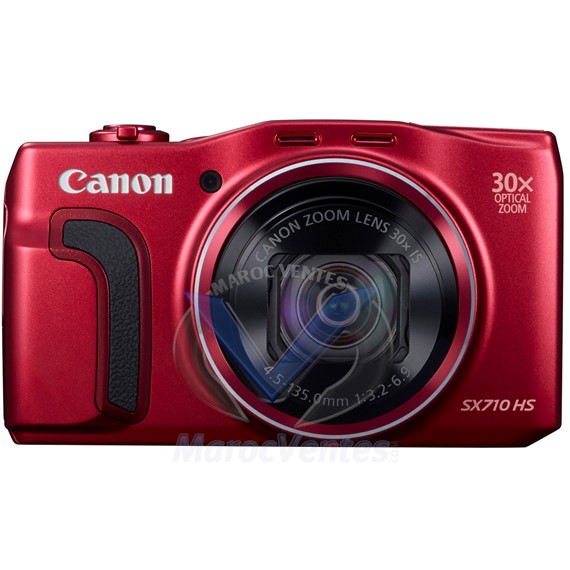 Appareil Photo PowerShot SX710 HS Compact 20.3MP Rouge 0110C002AA