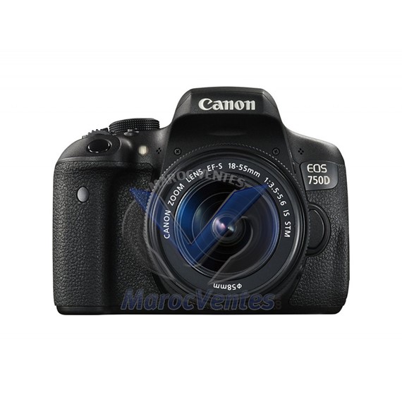 Appareil Photo Numérique EOS 750D + EF-S 18-55 SLR 24.2MP 0592C005BA