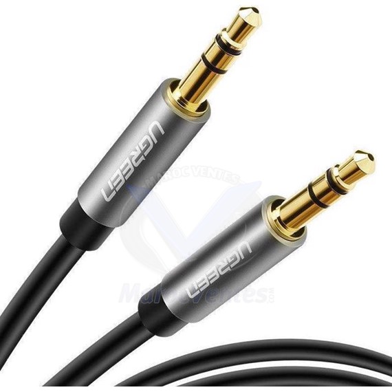 Câble Audio Jack 3,5 mm Mâle à Mâle 1M 10733