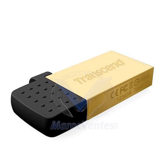 TRANSCEND CLE USB 16GB GOLD PL TS16GJF380G