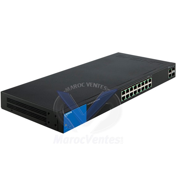 SMART SMART SWITCH 16 GIGABIT POE + (125 W) BUSINESS LGS318P WITH 2 GIGABIT PORTS AND 2 SFP PORTS LGS318P-EU