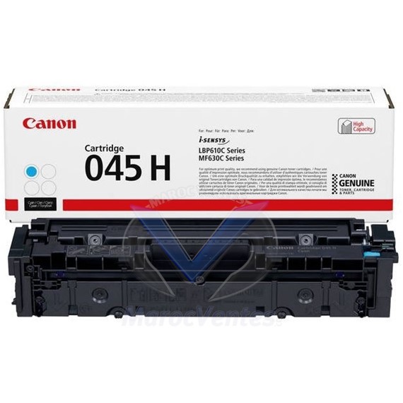 CANON 045H TONER ORIGINAL BLEU 2200 PAGES 1245C002AA