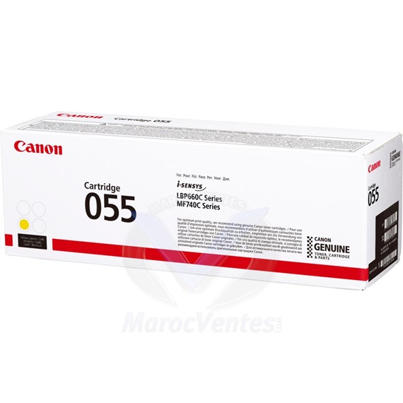 Toner Canon - CRG 055 JAUNE 3013C002AA