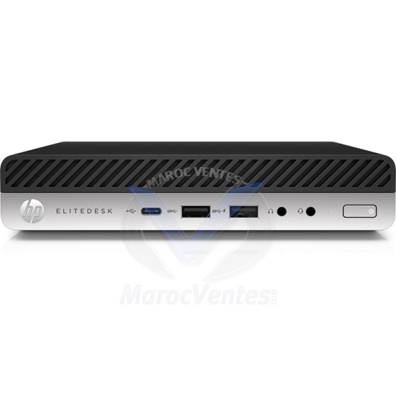 Mini Ordinateur De Bureau EliteDesk 800 35 W G3 Core i3-7100T 4Go 500Go WiFi BT Win10Pro 1CB54EA