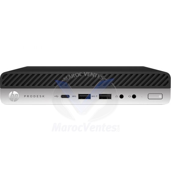 Ordinateur De Bureau ProDesk 600 G3 Mini  i5-7500T Disque dur 500 GB SATA 7200 Memoire vive 4 Go DDR4 Windows 10 Pro 64 GARANTIE 3 ANS 1CB69EA