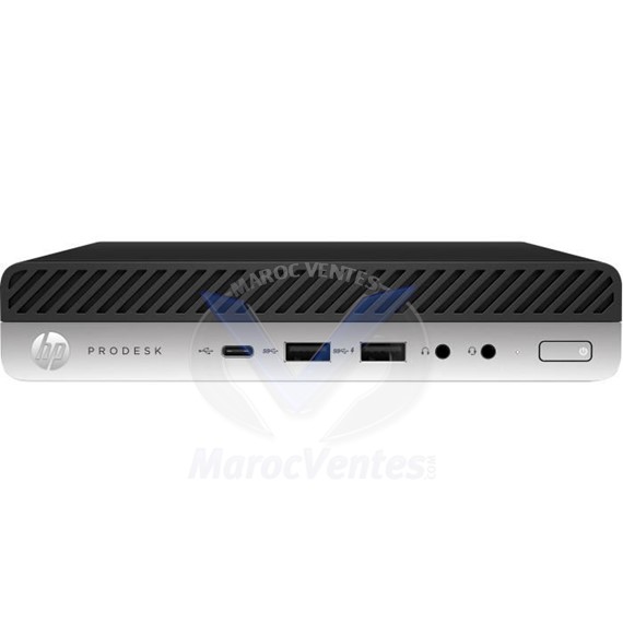 Ordinateur De Bureau ProDesk 600 G3 Mini Intel i3-7100T 3,4Ghz 500 GB SATA 7200 4 Go DDR4 Windows 10 Pro 64 1CB70EA