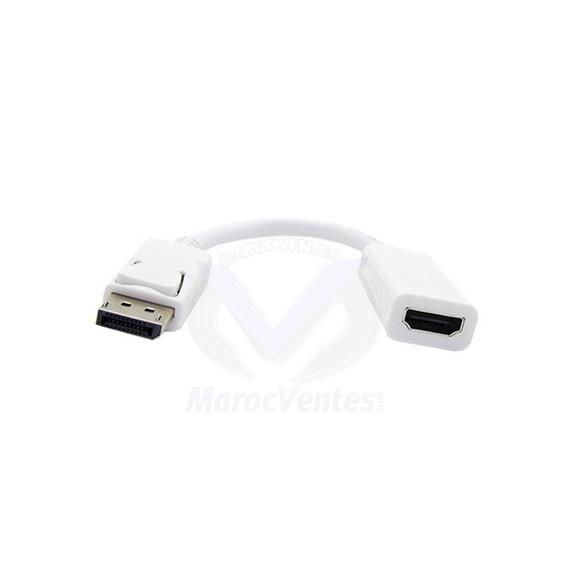 NEKLAN Adaptateur DisplayPort 1,2 M vers HDMI 1,4 F - AWG32 - 0,2m 2052063