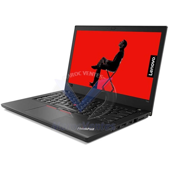 Pc Portable ThinkPad T480S i7-85500U 8è Gén 8Go 512 SSD 14" Wifi Bluetooth Win 10 20L70012FE